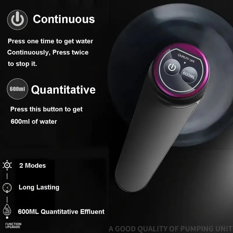 Electric Water Dispenser Pump – 2-Mode Automatic Bottle Pump